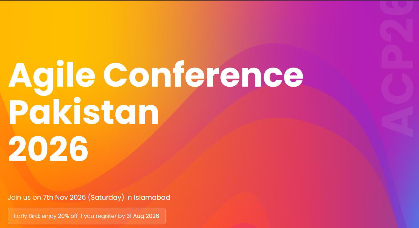 ACP26 - Agile Conference Pakistan